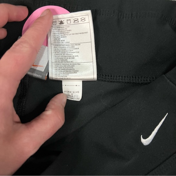 vintage nike capri pants womens medium black cropped wide leg y2k 90s - Picture 7 of 12